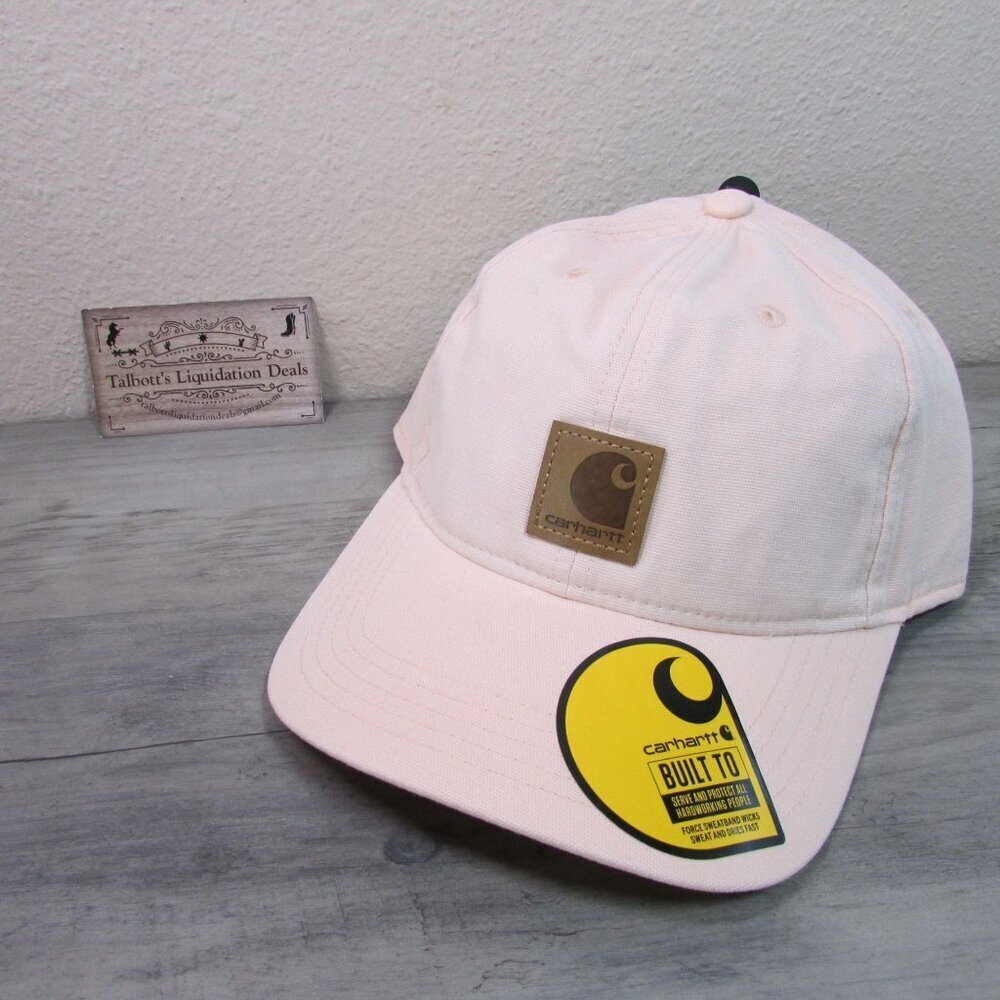 Carhartt Force Adjustable Canvas Cap Hat Tropical Peach AH0289
